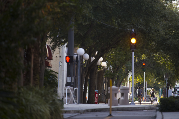 Pinellas Trail in downtown St Pete. 