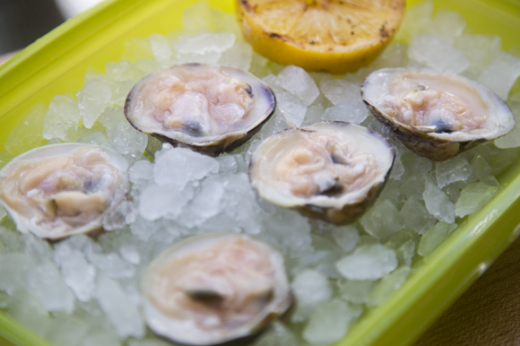 Clams can be purchased for takeout or can be shucked and prepared to eat right away.   