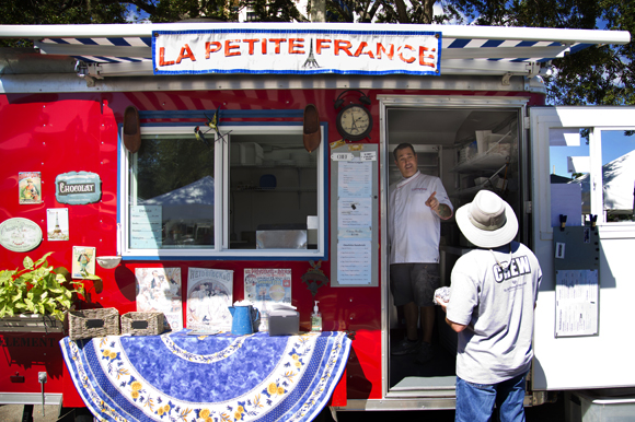 La Petite France food truck at the Saturday Morning Market in St Pete. 