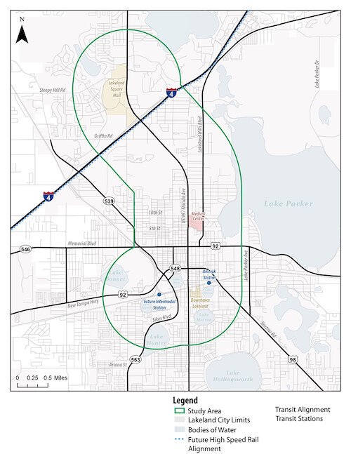 The Florida Department of Transportation is conducting feasibility studies of a proposed Bus Rapid Transit system in Lakeland.