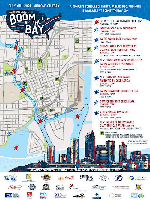 Map of Boom by the Bay 2021.