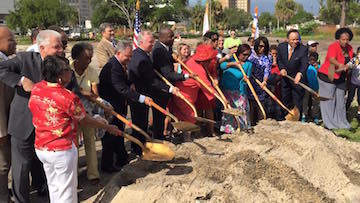 Construction begins on Perry Harvey, Sr. Park in downtown Tampa