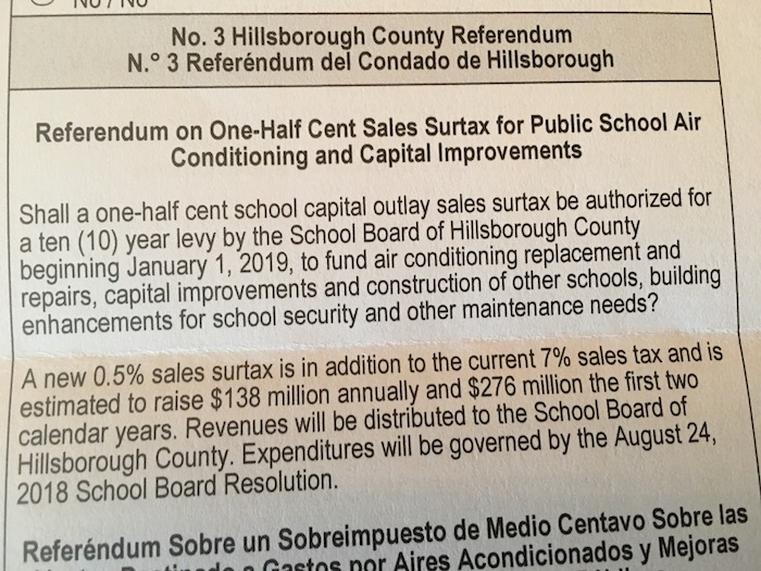 What new Hillsborough County sales tax for education means