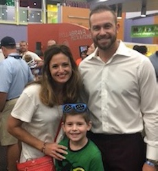 Evan Longoria and grateful family