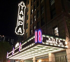 Tampa Theatre marquee