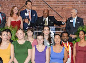 Honorees at HCC's Presidential Showcase.