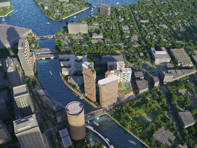 Miami-based developer Related Group plans a mixed-use development along the Tampa Riverwalk on the west side of the Hillsborough River.