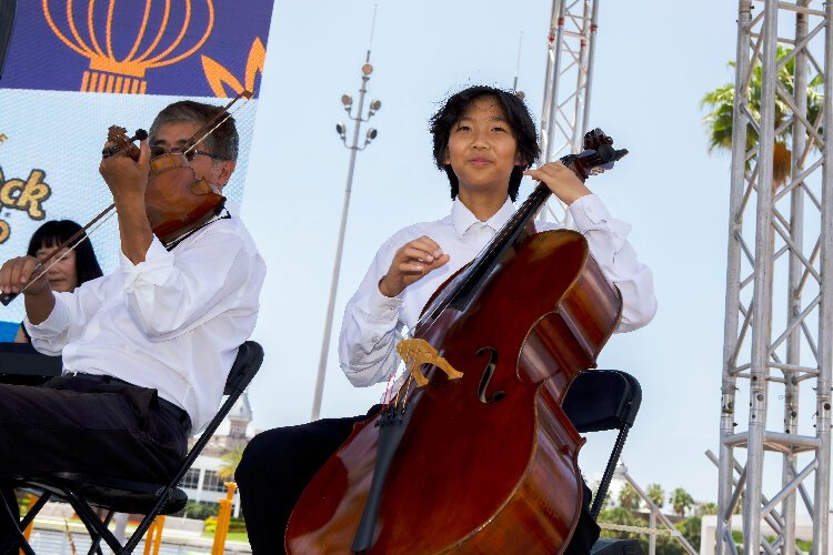 Members of the Florida Chinese Cultural Center perform at the Asian Pacific Islander Cultural Festival at Tampa's Curtis Hixon Waterfront Park.