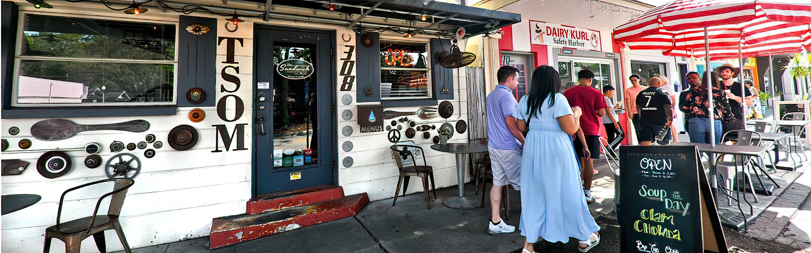 In the heart of Safety Harbor, Main Street is the main corridor attracting visitors with its unique eateries and shops.