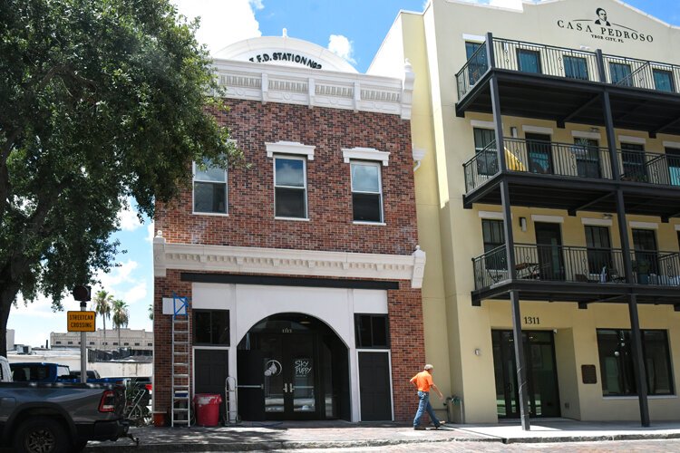 Casa Bomberos, a renovated 19th century building that was Tampa's second fire station, has Sky Puppy Brewing on the first floor and offices for Darryl Shaw's firm Casa Ybor on the second floor.