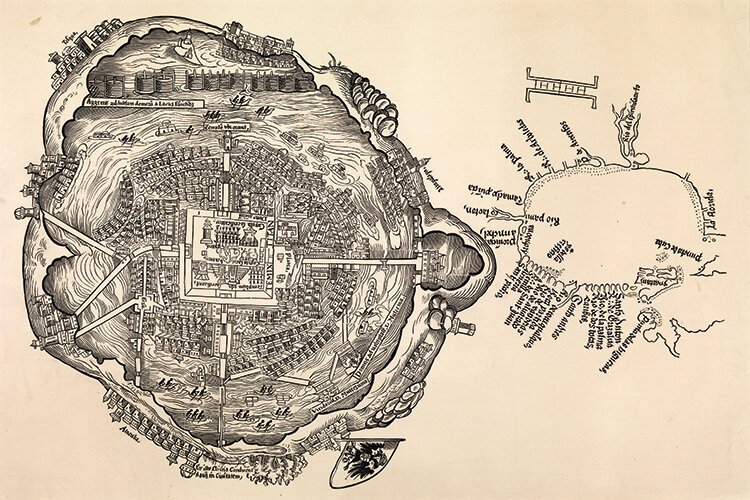 A newly-acquired rare and historic map commissioned by Spanish conquistador Hernán Cortés in 1524 is the centerpiece of the Tampa Bay History Center exhibit "Mapping the American Sea: A Cartographic History of the Gulf of Mexico."