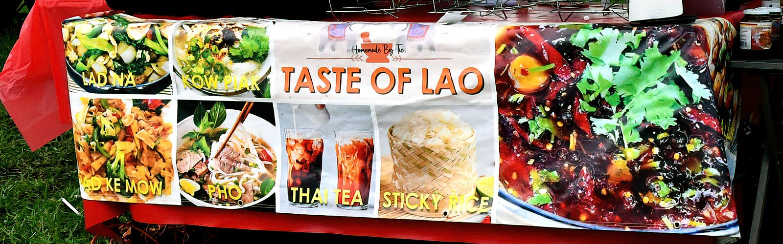  Lao street food is well represented at the Asian Mega Night Market.