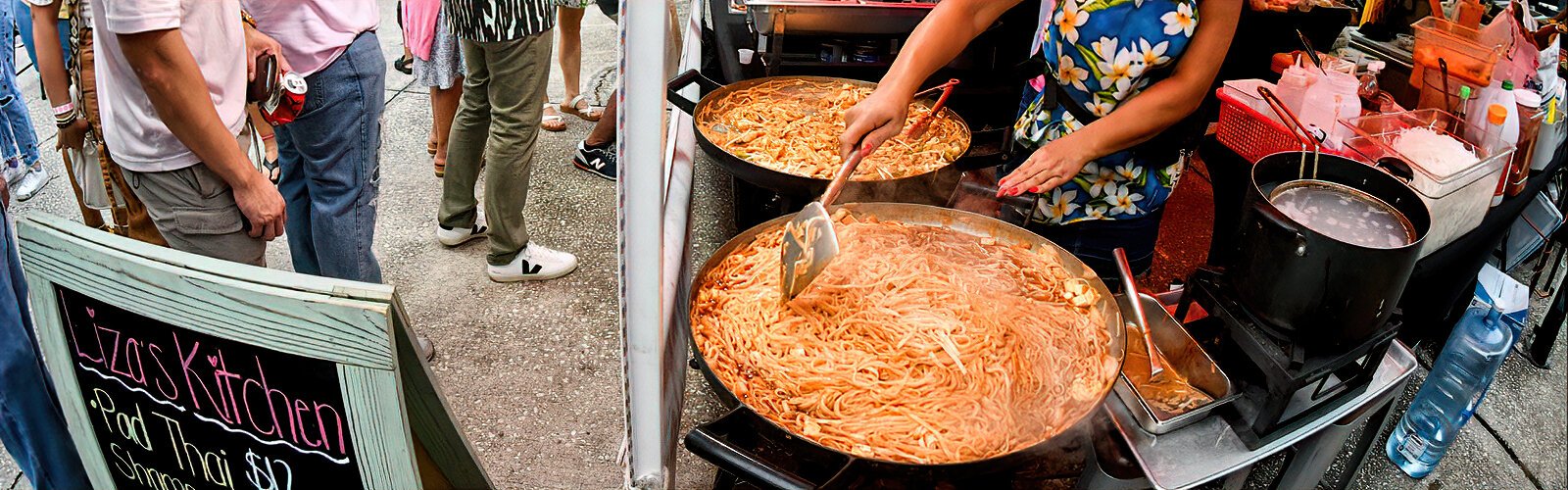 Savory pad Thai is one of Liza’s Kitchen’s Thai specialties.