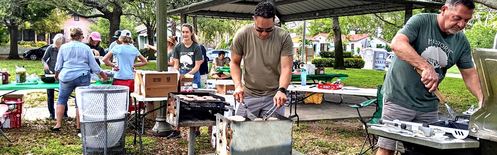 The Historic Kenwood Neighborhood Association organizes a Founders Day cook-out in Seminole Park to celebrate the neighborhood’s founding in 1912.