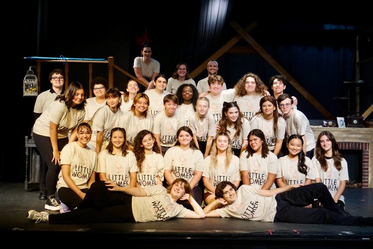 The cast and crew of the St. Petersburg City Theatre teen program's presentation of “Little Women, The Broadway Musical.’’