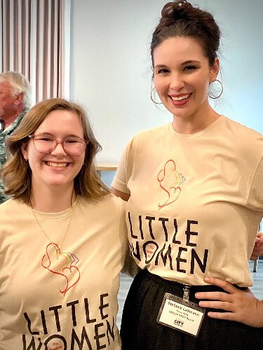 Stefanie Lehmann, right, started at St. Petersburg City Theatre at age 13. She's now president of City Theatre's Board of Directors and associate general manager of the Lincoln Center for the Performing Arts in New York.