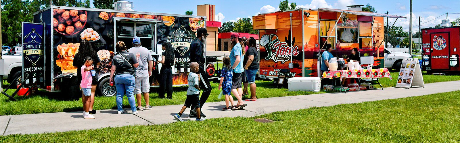 It’s easy to replenish at local food trucks and continue enjoy the various activities at the Suncoast Kids Extravaganza festival.