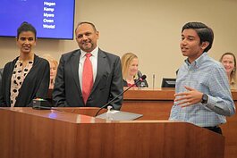 Jayen Patel at the 2023 Hillsborough County YEA! Award ceremony