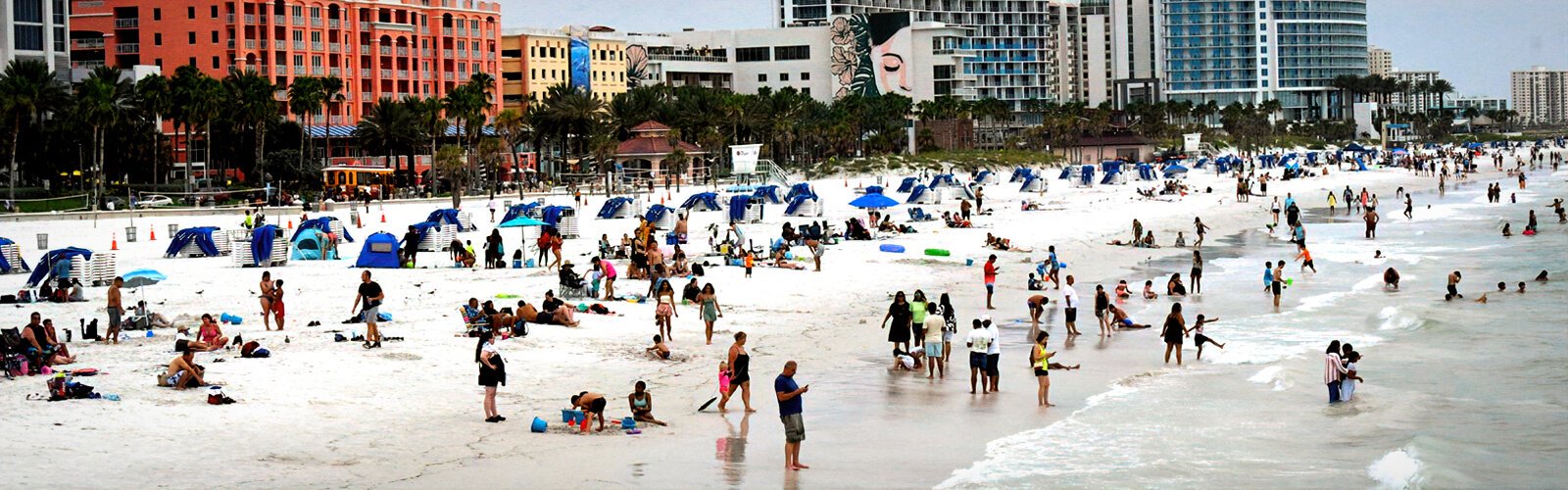 Miles of white-sand beach with a wide shoreline licked by the surf attract loads of people to Clearwater Beach, named one of the 15 best white-sand beaches in the world by Travel & Leisure. 