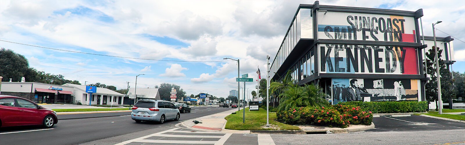  Named for President John F. Kennedy, who in 1963 became the first sitting president to visit Tampa, Kennedy Boulevard is the southern boundary of Tampa’s Westshore district.