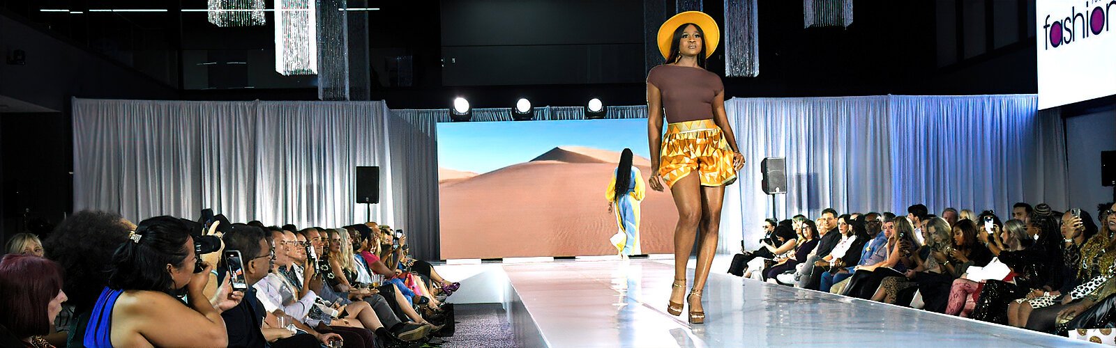 The Sahara Luxé collection by Keyshonna “Key” Miller-McNeil brings beauty and charm to the runway at Tampa Bay Fashion Week 2024.