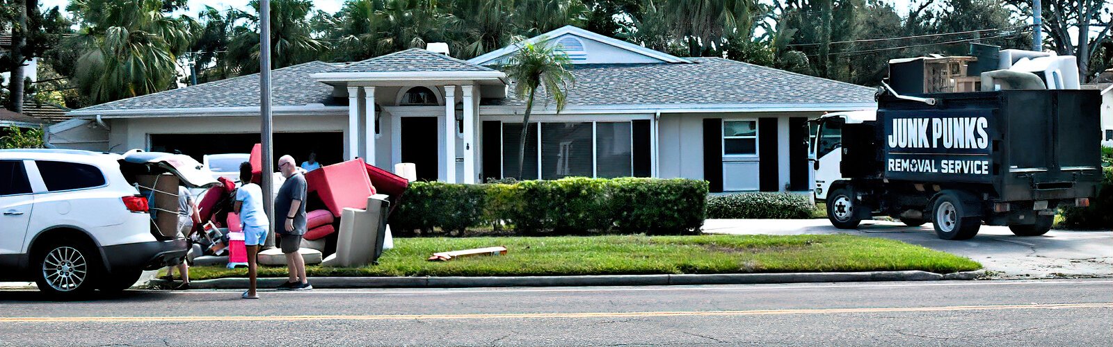 Snell Isle residents are busy salvaging or discarding items damaged by the storm surge flooding.