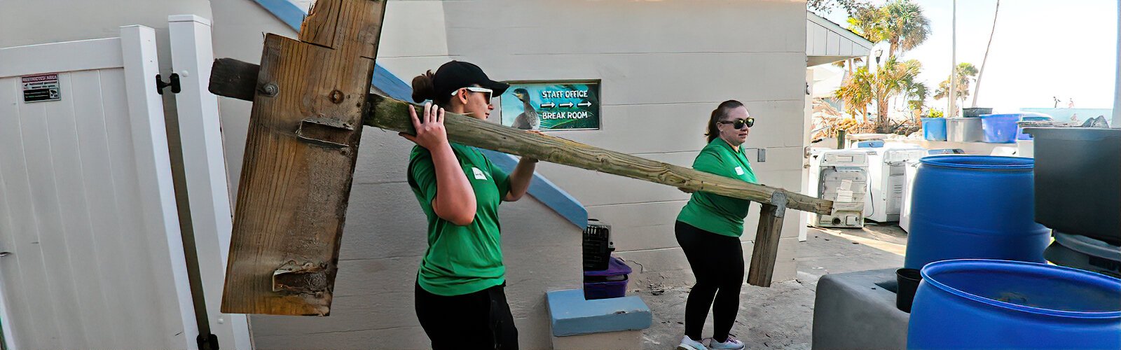 It will take a lot of work and repairs to restore and bring life back to this facility that rescues injured seabirds. Donations and volunteers are needed to make it happen