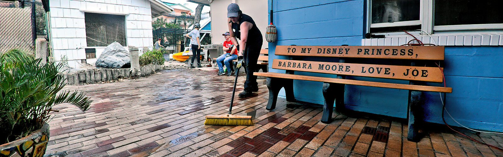  Community volunteers give the best of themselves to help the Sanctuary recover and resume its indispensable mission of rescue-rehab-release of injured Floridian seabirds.