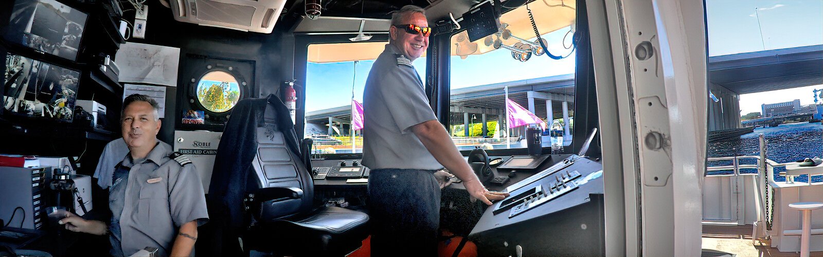 With Captain Tom Richardson at the helm with Captain Lantz, the two-hour dining cruise takes guests on a culinary journey through the heart of Tampa.