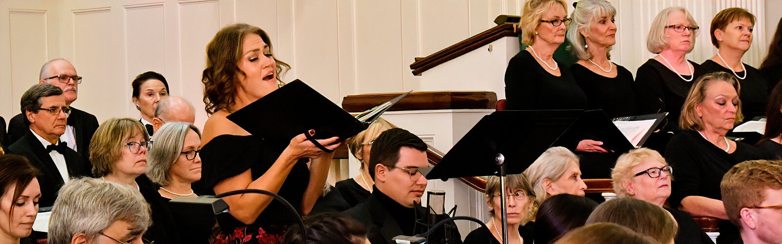 Soloist soprano Susan Hellman Spatafora sings the aria “Et Incarnatus est” which was first sung by Mozart’s soprano wife Constanze at its premiere in Salsburg, Austria.