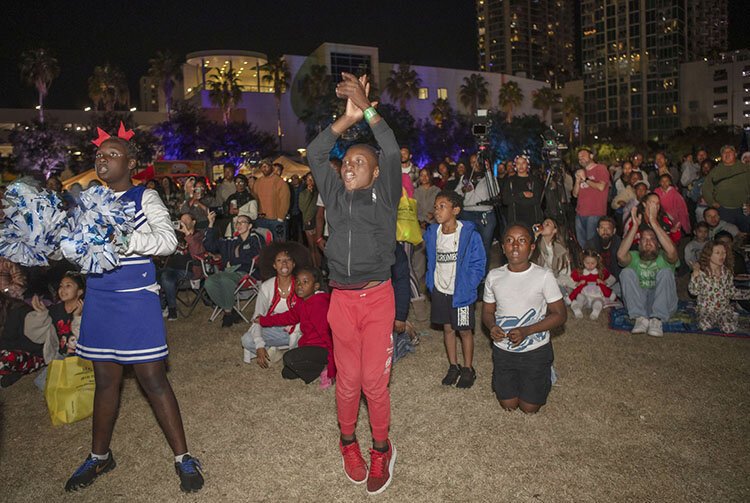 Children of all ages enjoy the fun at the City of Tampa Friends of Tampa Recreation Santa Fest & Tree Lighting.