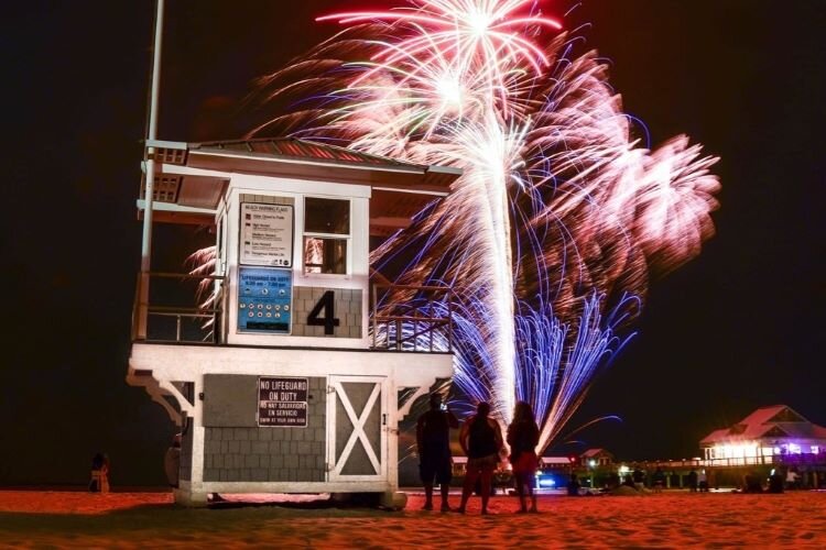 Light It Up Clearwater rings in the new year with a midnight fireworks display over Clearwater Beach.