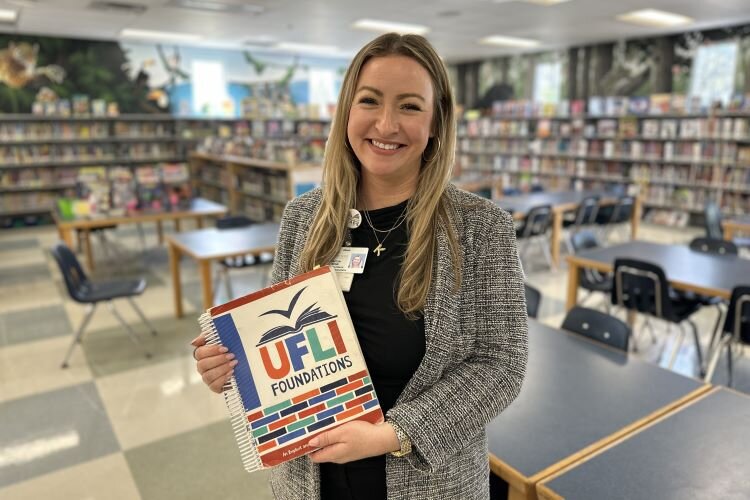 Hillsborough County Public Schools district literacy coach Kaitlin Powers Behn says "students are thriving" with the UFLI Foundations method of teaching reading.