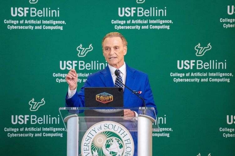 ConnectWise founder Arnie Bellini and wife Lauren Bellini's record $40 million gift to USF establishes the Bellini College of Artificial Intelligence, Cybersecurity and Computing