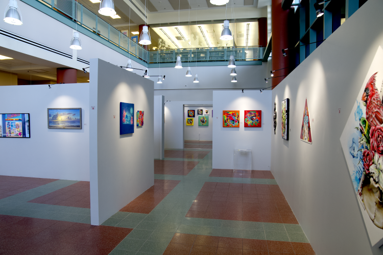 The nonprofit Clearwater Arts Alliance organizes art shows in the Clearwater Main Library's first-floor gallery space and says the library has strong potential as an arts or cultural destination.