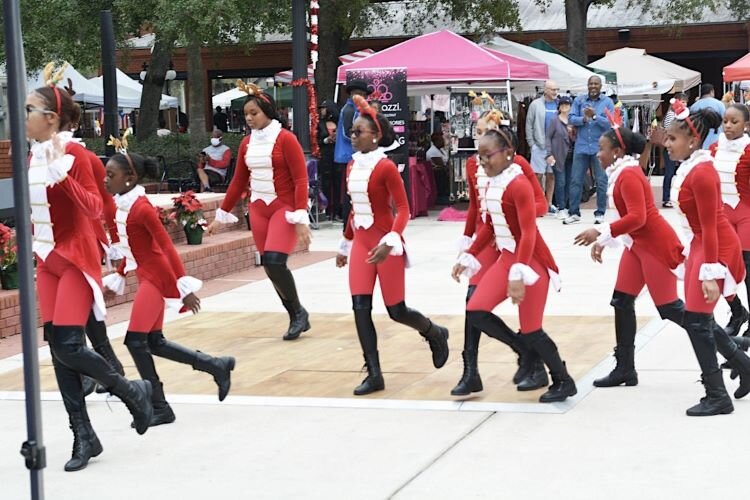 The annual Jingle Bell Bazaar at Ybor features performances by several local dance troupes